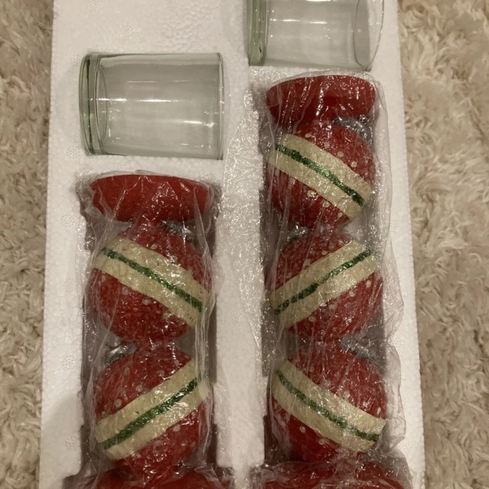 Gold canyon seasonal ornament candle stands